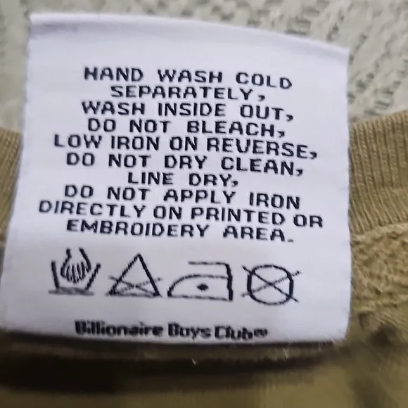 Billionaire Boys Club Olive Cotton Tee XL - Picture 6 of 12